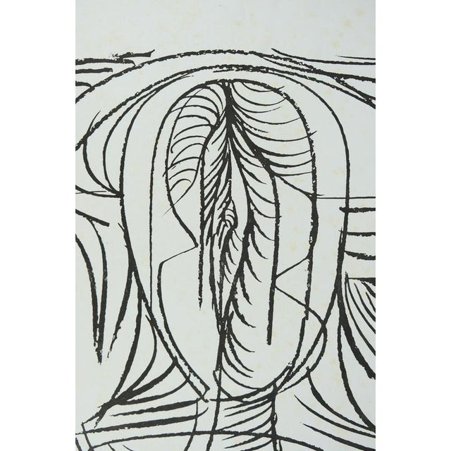 Modern Franz Priking, Composition with Lines, Lithograph For Sale - Image 3 of 7