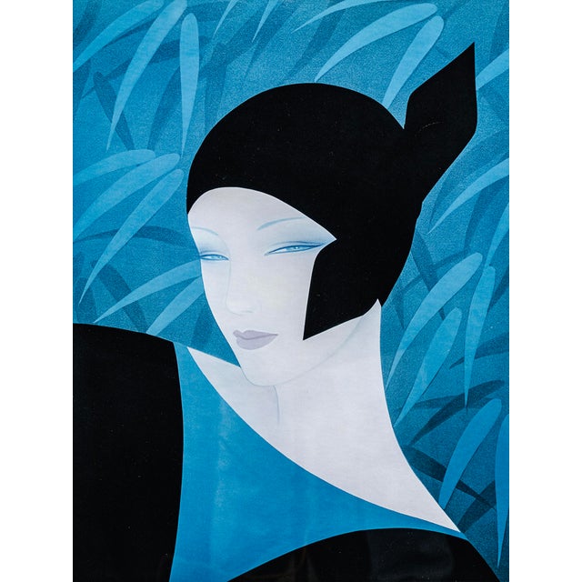 Vintage Ichiro Tsuruta Lithograph Print From the "Classical Elegance" Series For Sale - Image 4 of 4