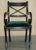 Hollywood Regency Vintage English Regency Green Velvet Dining Chairs, Set of 6 For Sale - Image 3 of 18