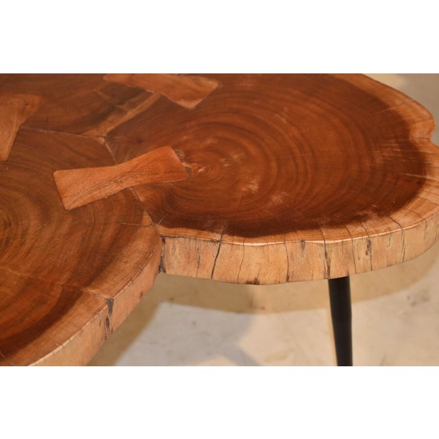 20th Century Pair of Live Edge Acacia Coffee/Cocktail Tables For Sale - Image 11 of 13