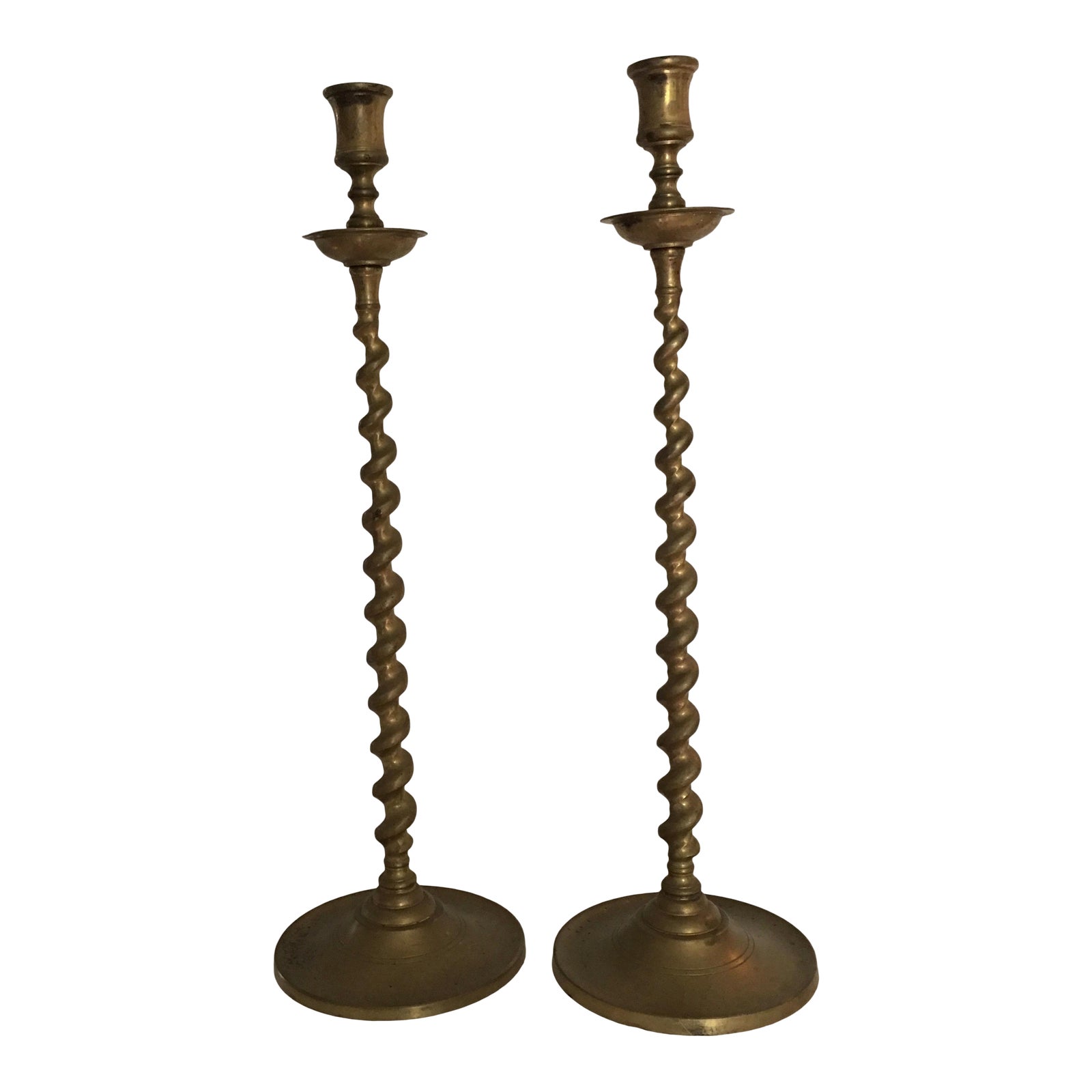 Vintage Style Antique White Patina Iron 5 Pillar Candle Holder