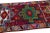 1960s Red Vintage Turkish Handmade Multicolor Tribal Pattern Wool Runner For Sale - Image 5 of 11