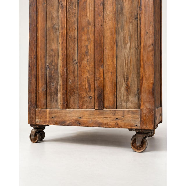 Antique Chappell Industrial Printer's Cabinet – Circa 1900–1930 For Sale - Image 9 of 12