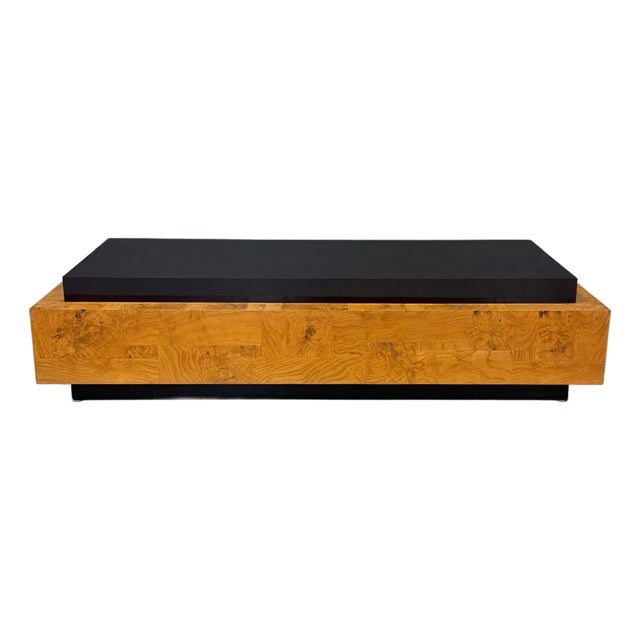 1970s Paul Evans Burl Ash Patchwork Coffee Table For Sale