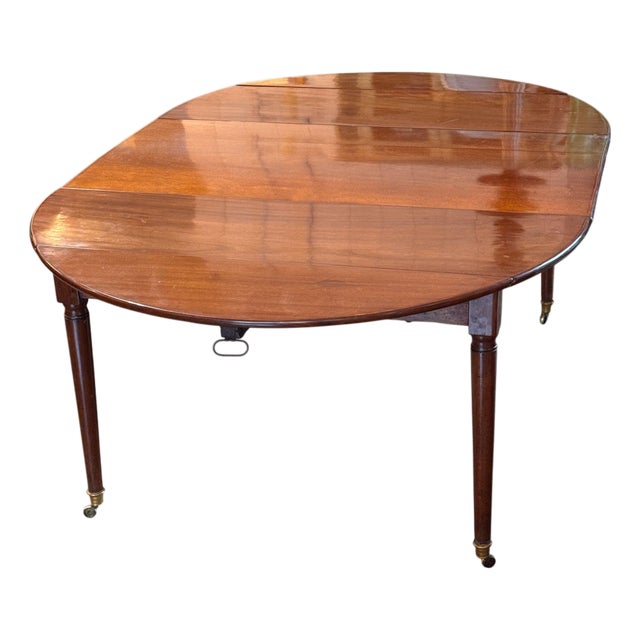 Directoire Drop Leaf Table With Additional Leaf For Sale