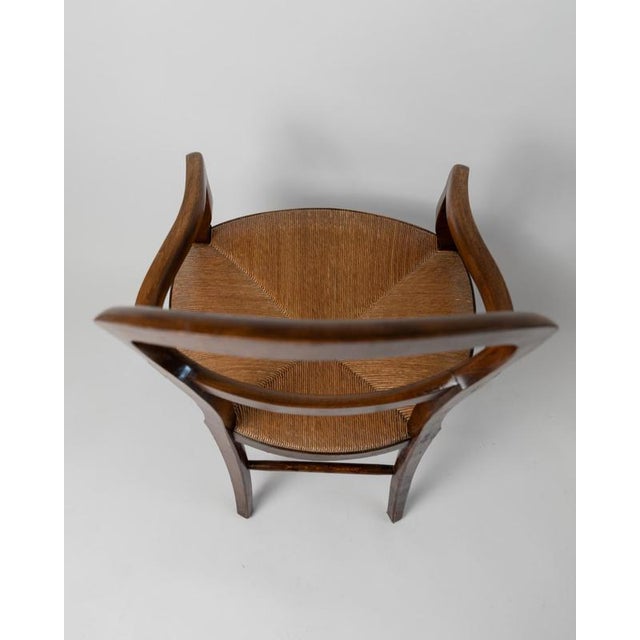 Vintage Louis Philippe Armchairs in Cherry Wood, Set of 2 For Sale - Image 12 of 15