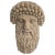 Greek God Face in Terracotta, 1950s For Sale