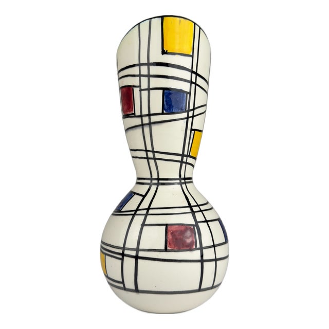 Small Mid-Century Ceramic Vase, Italy, 1970s For Sale
