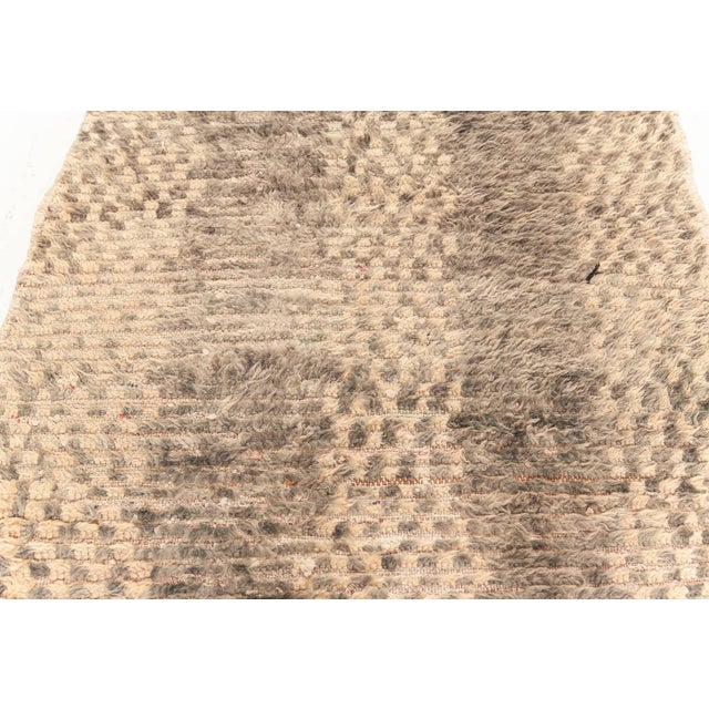 Mid-Century Modern Doris Leslie Blau Vintage Moroccan Wool Runner For Sale - Image 3 of 9