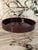 Exquisite and chic vintage round shaped coffee brown lacquered tray. No maker’s marks. Excellent condition.