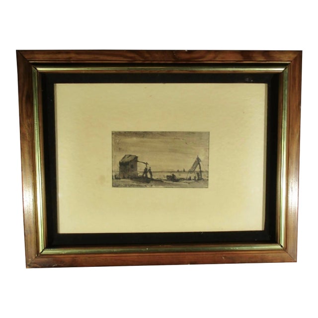 John Gallucci Litho Beach Scene 1933 For Sale