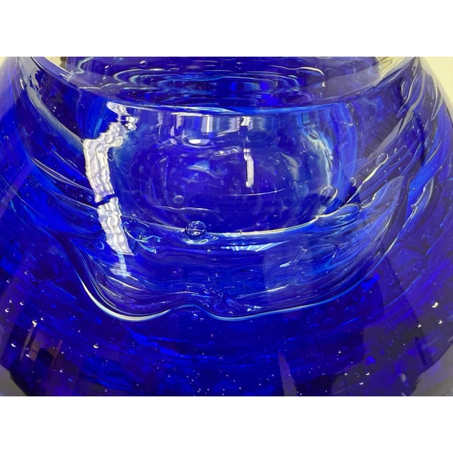 Circa 2005 Alchymie Praha Glass Vase For Sale - Image 9 of 12