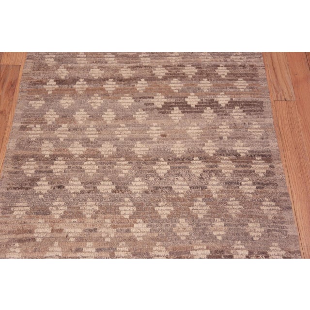 Textile Nazmiyal Collection Modern Runner Abrash Rug For Sale - Image 7 of 8