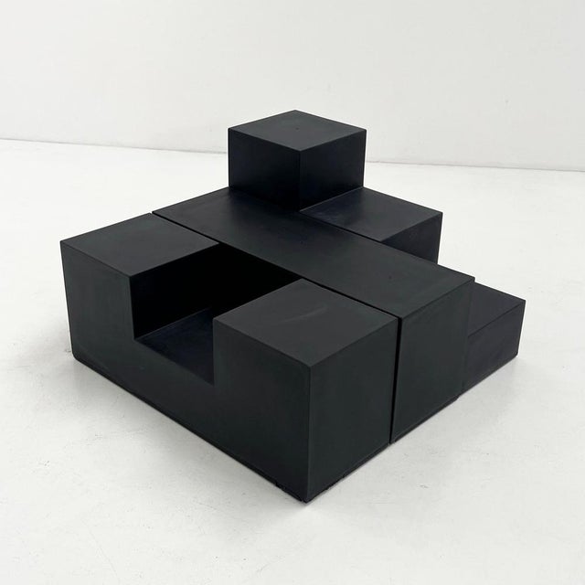 Coffee Tables by Gli Scacchi for Mario Bellini for B&B Italia, 1970s, Set of 3, in Good conditions. Designed 1970 to 1979...