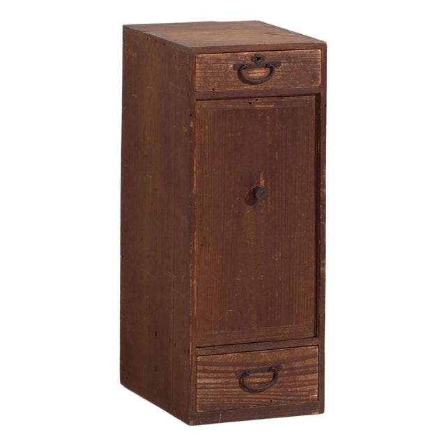 Japanese Cedar Cabinet in Wood For Sale