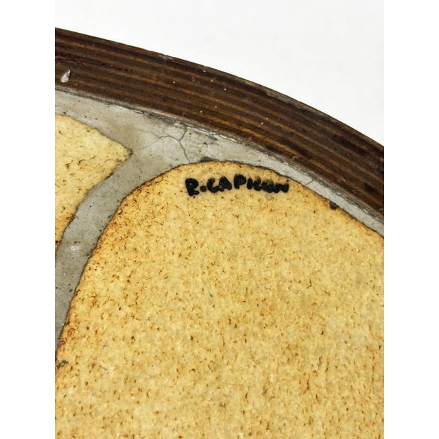 Large Shogun Coffee Table in Ceramic and Wood attributed to Roger Capron, France, 1960s For Sale - Image 4 of 15