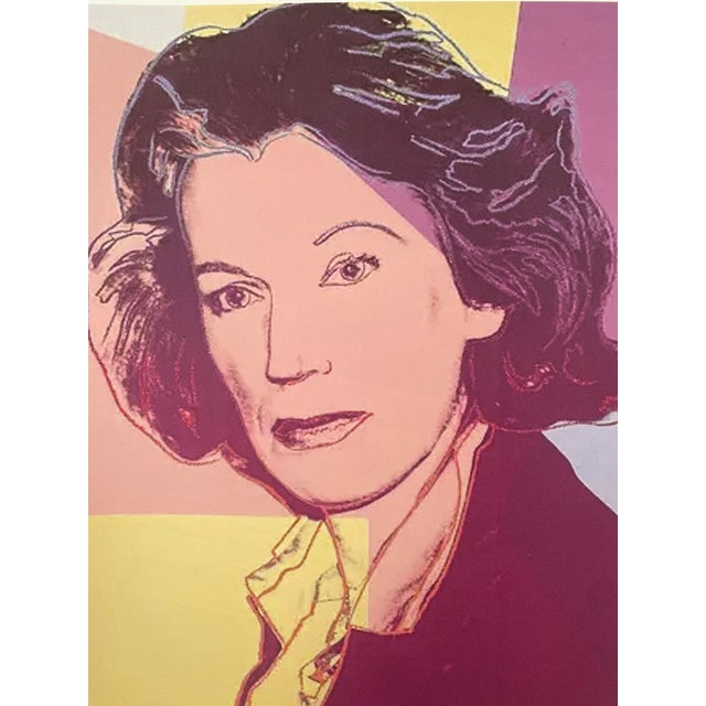 Andy Warhol "Milred Scheel" offset lithograph in colors on Arches paper, Georges Israel Editeur, sheet size 38,5 x 57 cm,...