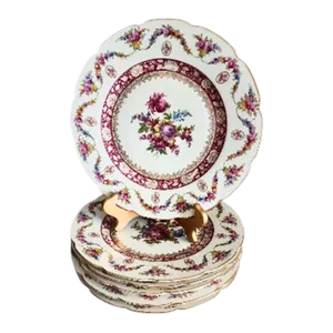 Schumann Dresden Dinnerware Fine Dinner Plates Set of 6