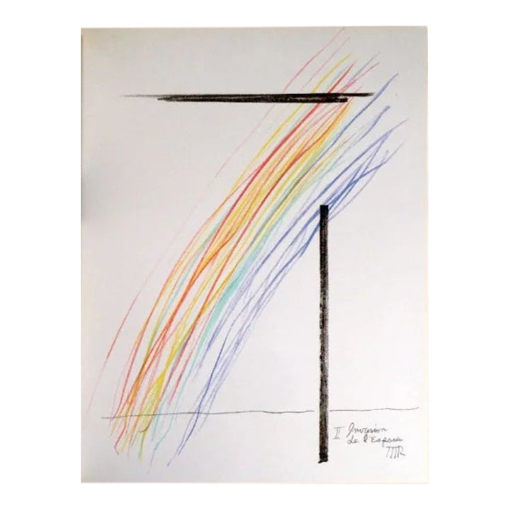 Man　RAYS Man Ray Original Lithograph Invasion De L'Espace XXe Siecle