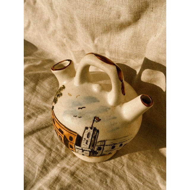 French Ceramic Moringue with Monaco Motifs by Cazalas, 1960 For Sale - Image 6 of 7