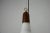Mid-Century Modern Italian Pendant Lamps in Teak and Opal Glass, 1960s, Set of 2 For Sale - Image 9 of 14