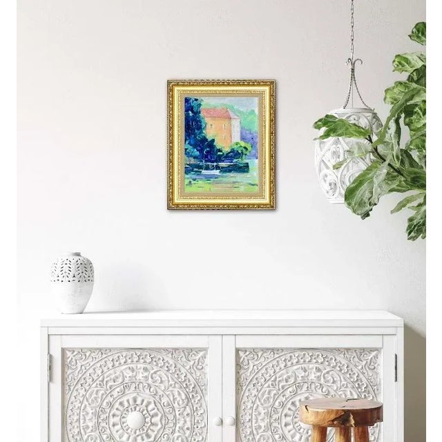 2020s Contemporary Impressionist Oil Painting, Venice Boat For Sale - Image 5 of 5