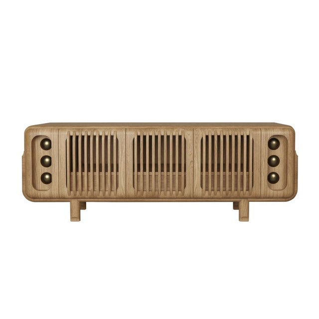 Contemporary Kennedy Sideboard from Wood Tailors Club For Sale - Image 3 of 18