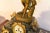 Metal Vintage Mantel Clock in Marble & Bronze For Sale - Image 7 of 11