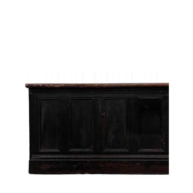 Antique English Pine Shop Counter For Sale - Image 11 of 16
