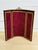 French 19th Century Napoleon III Style Three-Panel Painted Canvas Fireplace Screen For Sale - Image 3 of 15
