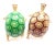 1960s Boucheron France Yellow Gold Enamel Set of Two Turtle Brooches For Sale - Image 12 of 12