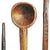 Vintage Indian Rustic Carved Wood Spoon For Sale In Los Angeles - Image 6 of 6