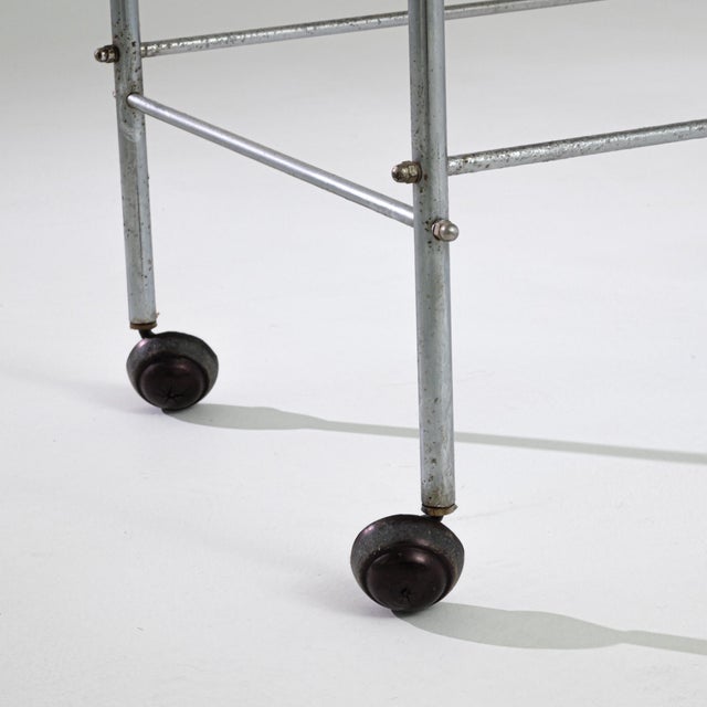 1960s French Metal Cart For Sale - Image 4 of 6