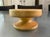 Haeger Vintage Mid-Century Haeger Pottery Pedestal Candle Holder – Warm Orange/Yellow Drip Glaze For Sale - Image 4 of 14