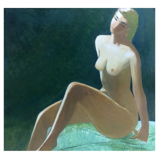 Laimdots Murnieks, Blonde, 1996, Oil on Cardboard For Sale