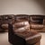 For sale is a modular DS 14 sofa by de Sede. The ensemble comprises four elements (two rounded corner modules and two...