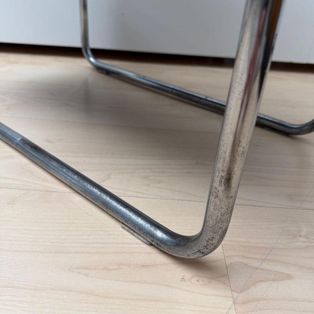 Steel Tube Side Table in Black and Chrome from Mauser Werke, Germany, 1950 For Sale - Image 14 of 18
