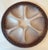 Vintage French Purple and Cream Oyster Plate For Sale - Image 4 of 6