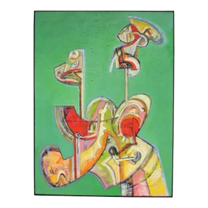Abstract Acrylic on Canvas Painting by James L. Bruch