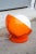 Pop Art Orange White Ball Table Lamp from Guzzini, 1960s For Sale - Image 6 of 10