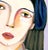 2020s Girl With Rabbit, Abstract Cubist Portrait Oil Painting, Signed For Sale - Image 5 of 7