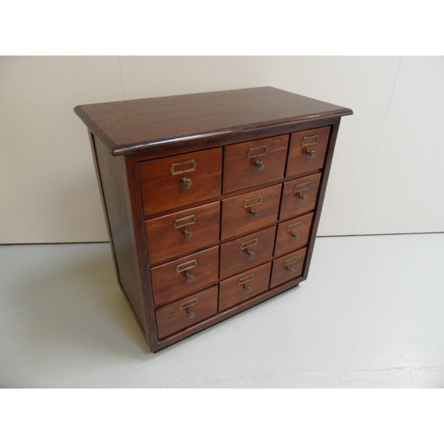 Vintage Dutch Filing Cabinet with Drawers, 1930s, in Very Good conditions. Designed 1920 to 1949