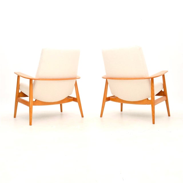 Vintage Danish Lounge Chairs, 1950s, Set of 2 For Sale - Image 4 of 11