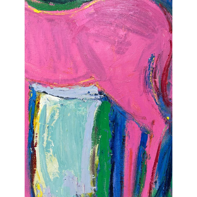 Contemporary Expressionist Horse Original Oil Painting For Sale - Image 9 of 12