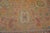 Peach Graceful Antique Turkish Oushak Small Rug With Subtle Pastel Allover Design For Sale - Image 8 of 12