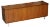 Mid-Century Modern Hardwood Sideboard with Chrome Legs For Sale