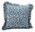 Fabdivine Handcrafted Block Print Frill Cushion Cover 14x20 Inch Thick Cotton White- Himachal For Sale