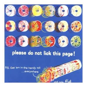 2004 Andy After Warhol Ads: Life Savers Blue Lithograph