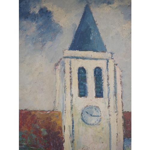 Elisée Maclet, Paris, Saint Germain de Charonne, Oil on Panel For Sale - Image 4 of 9