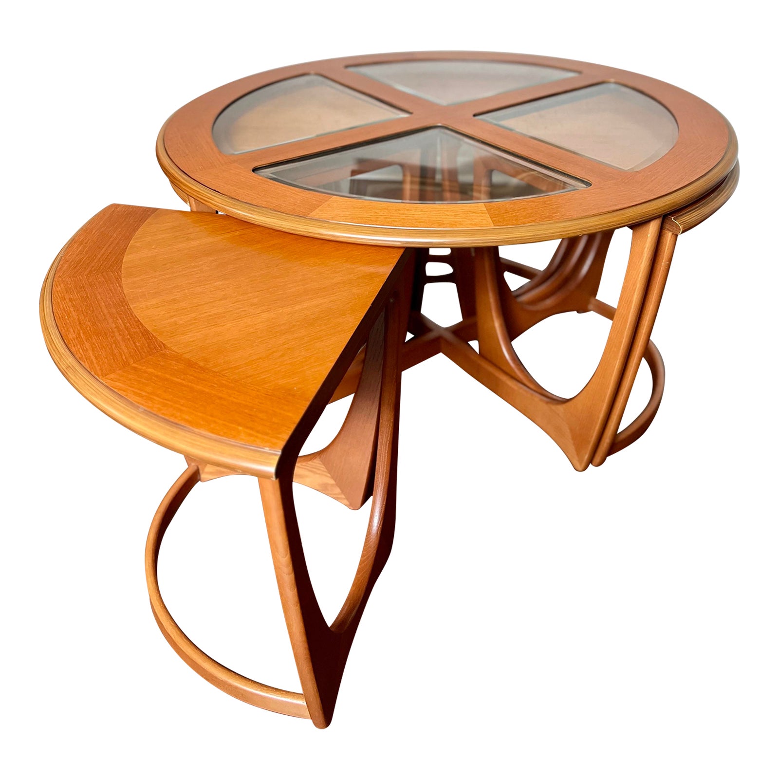1960s Iconic Round G Plan Coffee Table, Attributed to Victor Wilkins